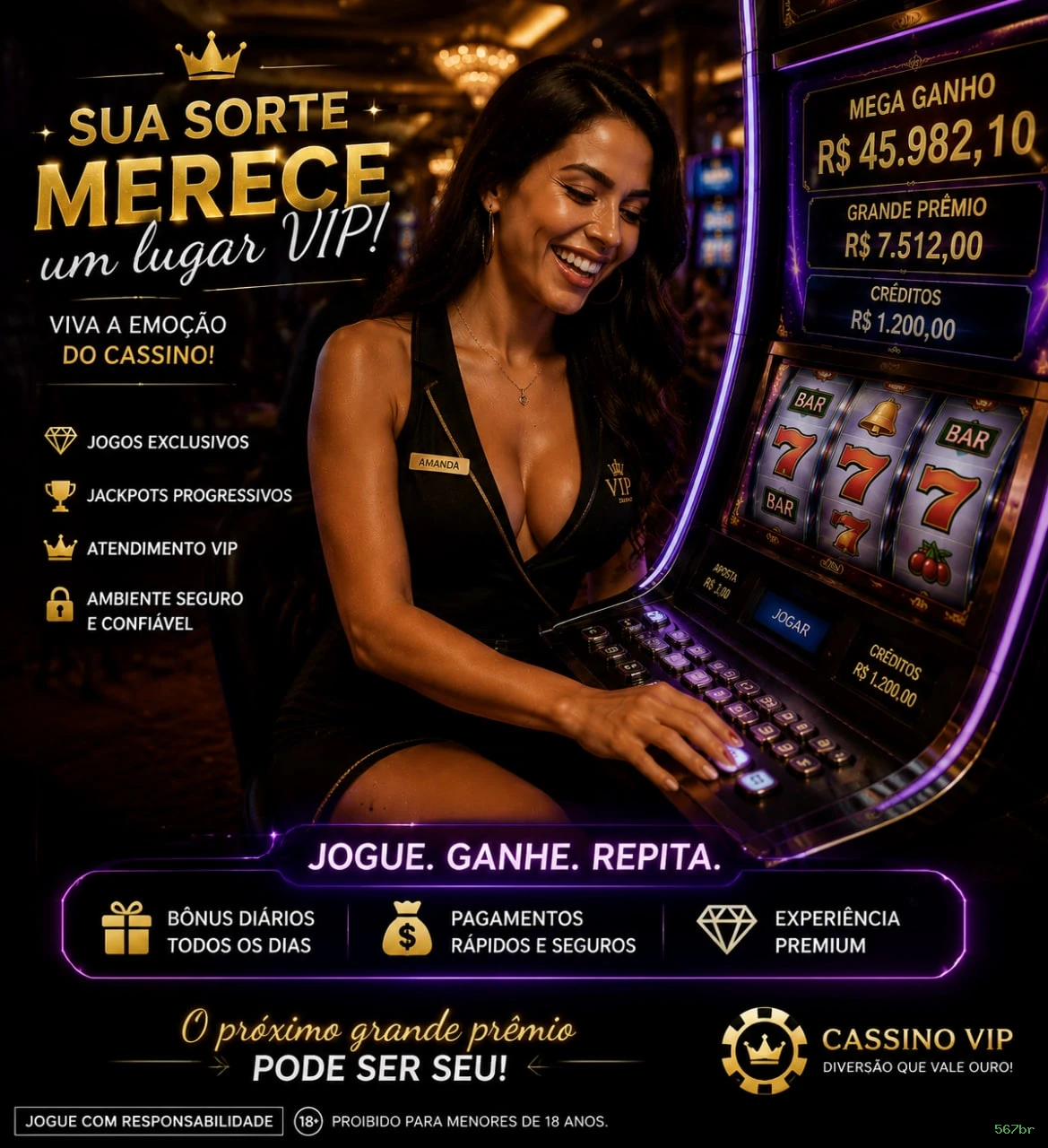 Cashback VIP 567br - reembolso semanal